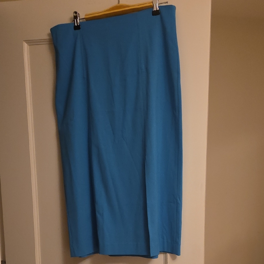 NEW, & Other Stories Turquoise Pencil Skirt